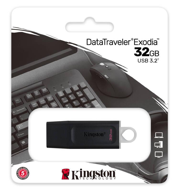 USB Flash Kingston DataTraveler Exodia 32GB černý