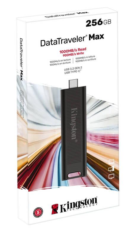 USB Flash Kingston DataTraveler Max 256GB černý, USB, Flash, Kingston, DataTraveler, Max, 256GB, černý