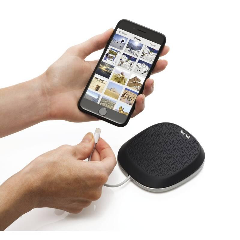 USB Flash SanDisk iXpand Base 256 GB černý