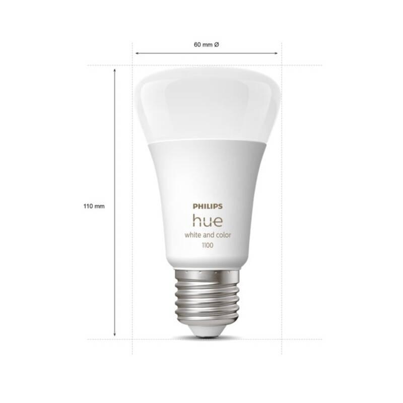 Žárovka LED Philips Hue Bluetooth, 9W, E27, White and Color Ambiance