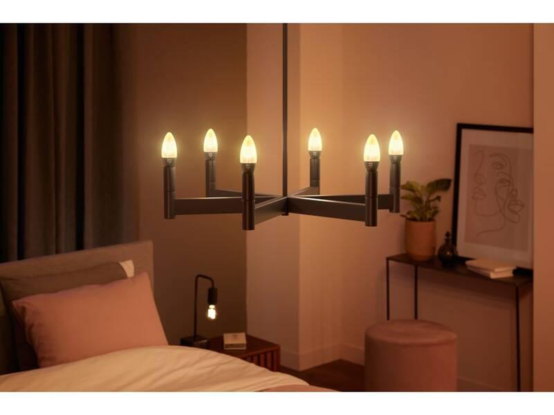 Žárovka LED Philips Hue Bluetooth, filament, 4,5W, E14, White