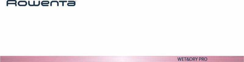 Žehlička na vlasy Rowenta Wet&Dry Pro SF5010F0