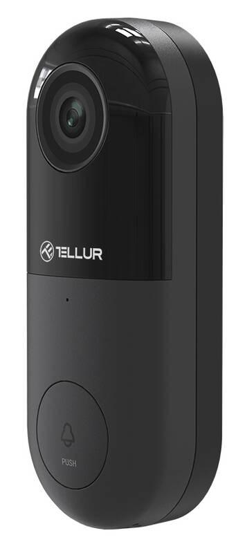 Zvonek Tellur Video DoorBell WiFi, 1080P, PIR černý