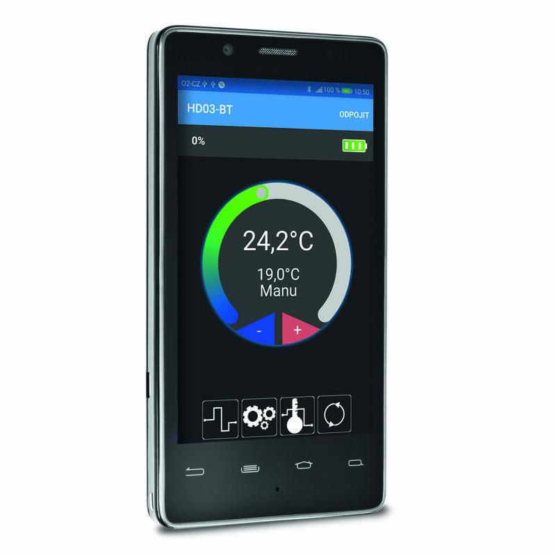 Bezdrátová termohlavice Elektrobock s Bluetooth ovládáním