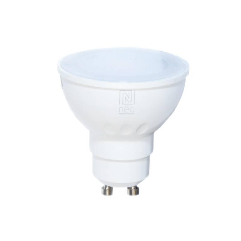 Chytrá žárovka IMMAX NEO SMART LED GU10 6W RGB CCT barevná a bílá, stmívatelná, WiFi