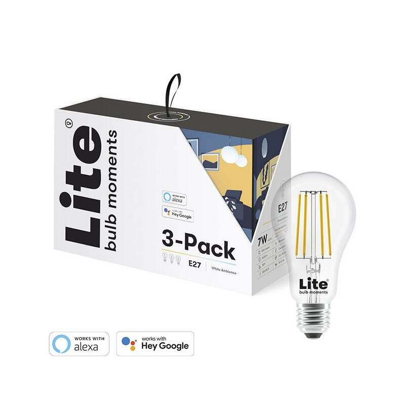 Chytrá žárovka Lite bulb moments E27, 6W, 2700-6500K, 3 kusy, Chytrá, žárovka, Lite, bulb, moments, E27, 6W, 2700-6500K, 3, kusy