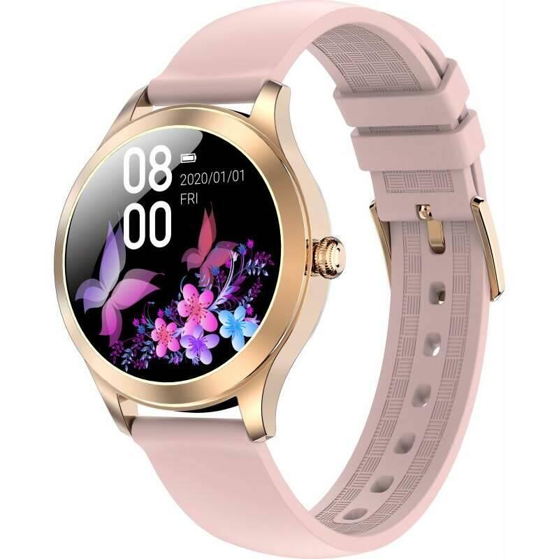 Chytré hodinky ARMODD Candywatch Premium 2 zlatá s růžovým řemínkem, Chytré, hodinky, ARMODD, Candywatch, Premium, 2, zlatá, s, růžovým, řemínkem
