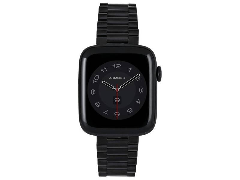 Chytré hodinky ARMODD Squarz 9 Pro - černá s kovovým řemínkem silikonový řemínek