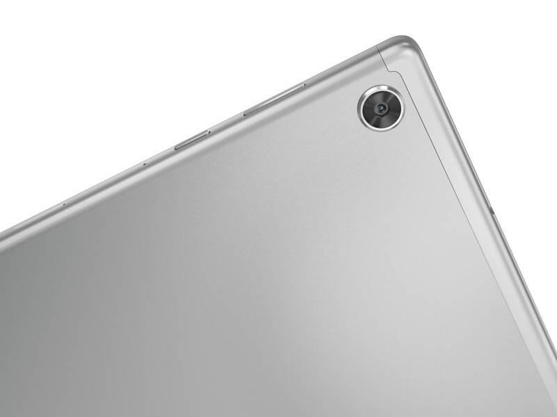 Dotykový tablet Lenovo Tab M10 Plus LTE 64 GB obal a folie stříbrný