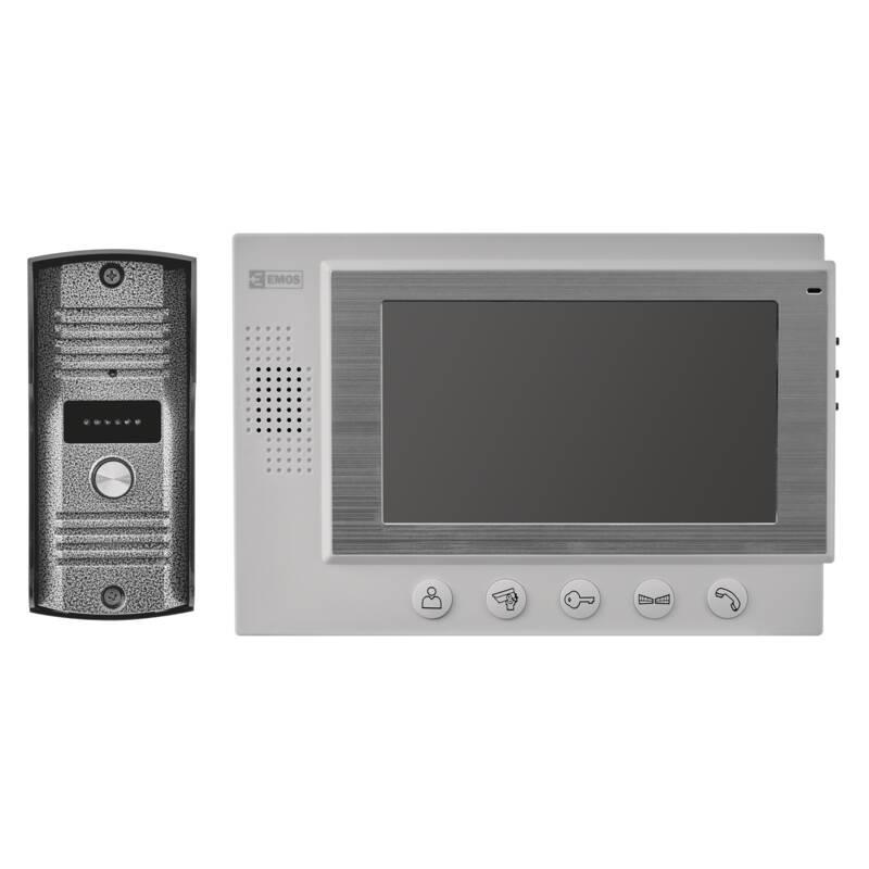 Dveřní videotelefon EMOS EM-07HD, Dveřní, videotelefon, EMOS, EM-07HD