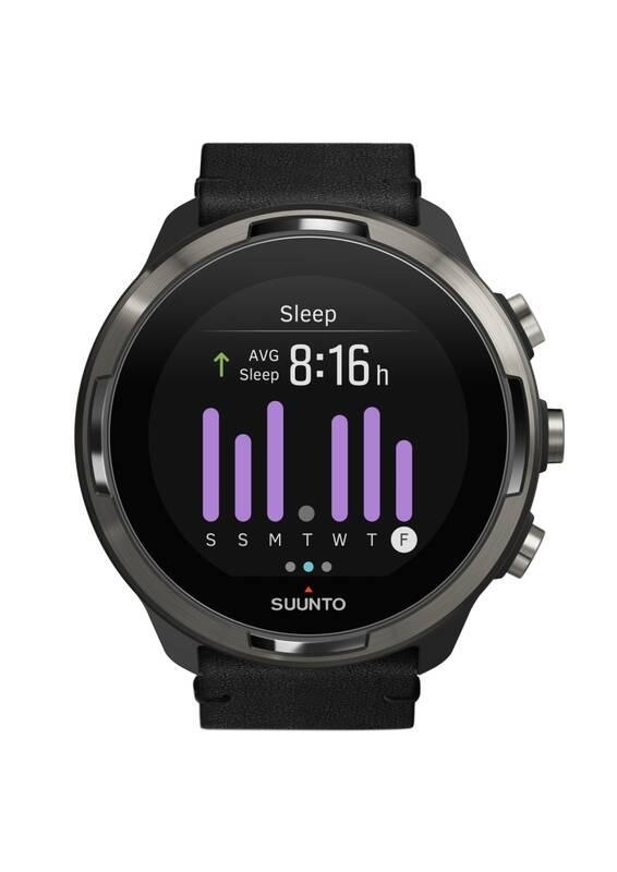 GPS hodinky Suunto 9 Baro - Titanium Leather, GPS, hodinky, Suunto, 9, Baro, Titanium, Leather