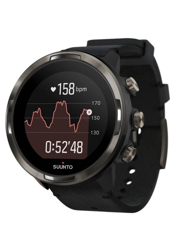 GPS hodinky Suunto 9 Baro - Titanium Leather, GPS, hodinky, Suunto, 9, Baro, Titanium, Leather