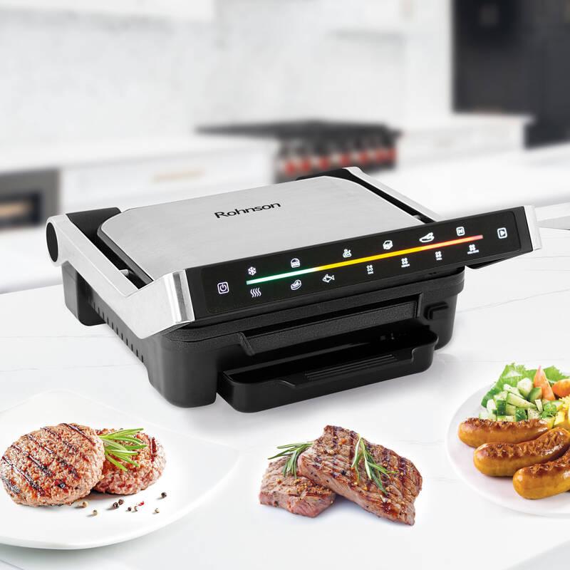 Gril Rohnson R-2315 černý stříbrný