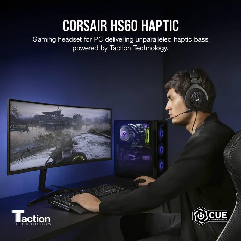 Headset Corsair HS60 HAPTIC carbon, Headset, Corsair, HS60, HAPTIC, carbon