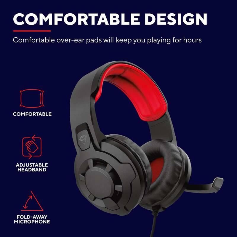 Headset Trust GXT 411 Radius černý