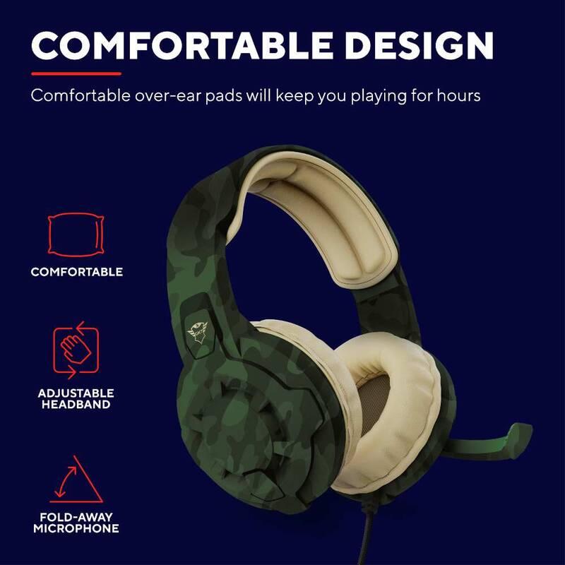 Headset Trust GXT 411C Radius - jungle camo