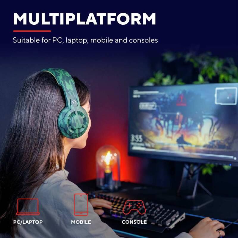 Headset Trust GXT 411C Radius - jungle camo