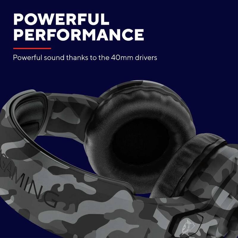 Headset Trust GXT 411K Radius - black camo