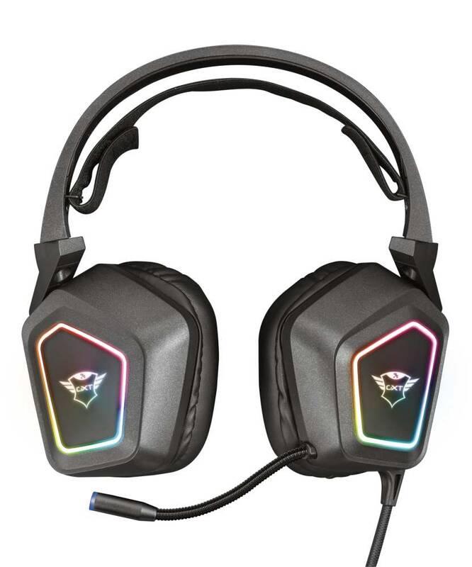 Headset Trust GXT 450 Blizz RGB 7.1 černý