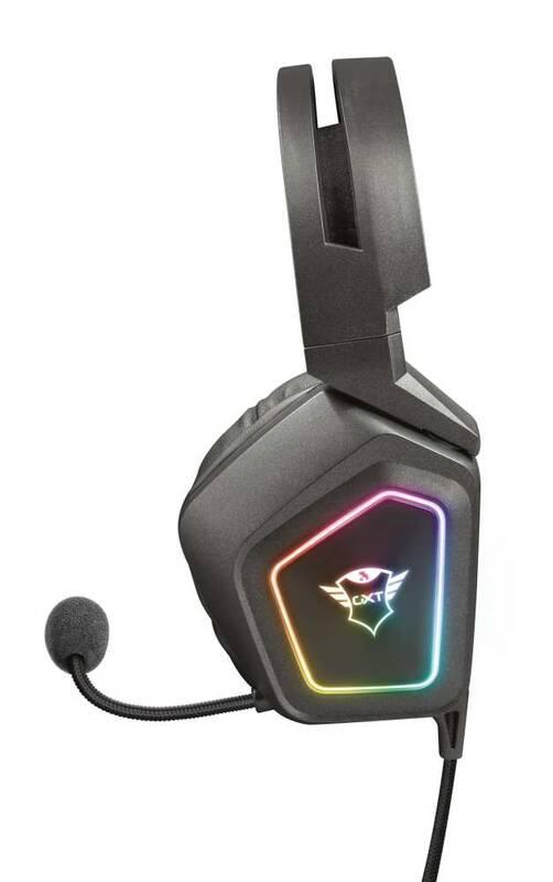 Headset Trust GXT 450 Blizz RGB 7.1 černý