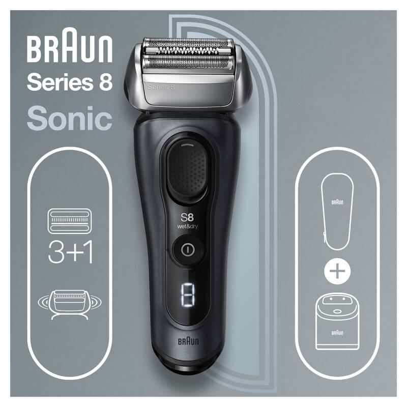 Holicí strojek Braun Series 8 8453cc GREY