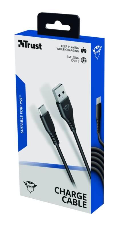 Kabel Trust GXT 226 Play & Charge pro PS5, 3m, Kabel, Trust, GXT, 226, Play, &, Charge, pro, PS5, 3m