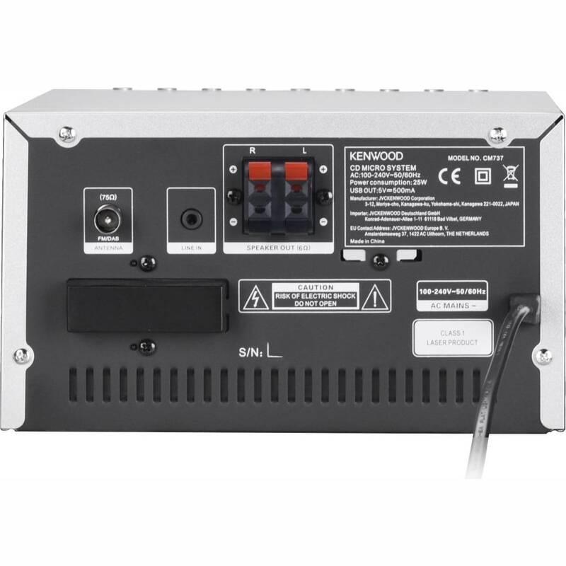 Mikrosystém KENWOOD M-7000S stříbrný