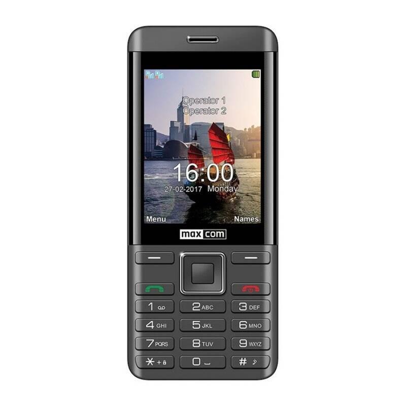 Mobilní telefon MaxCom Classic MM236 stříbrný