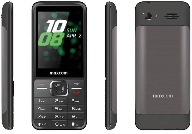 Mobilní telefon MaxCom Classic MM244 šedý