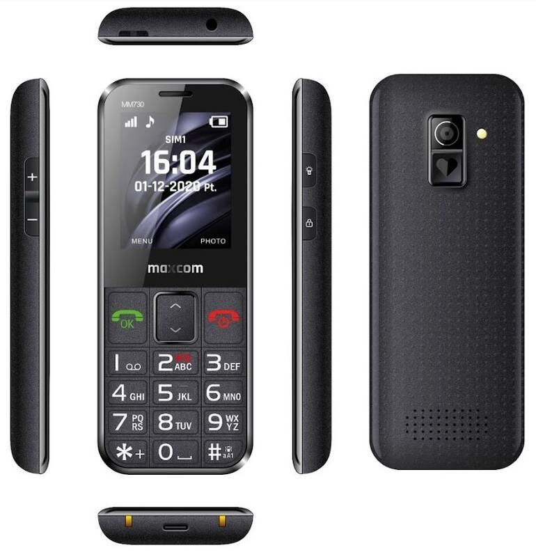 Mobilní telefon MaxCom Comfort MM730 černý