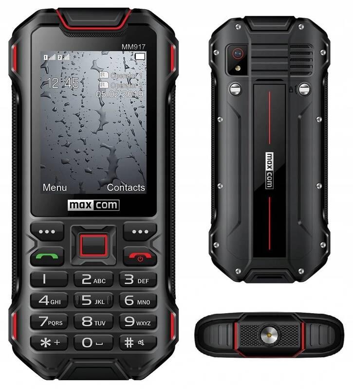 Mobilní telefon MaxCom Strong MM917 černý, Mobilní, telefon, MaxCom, Strong, MM917, černý