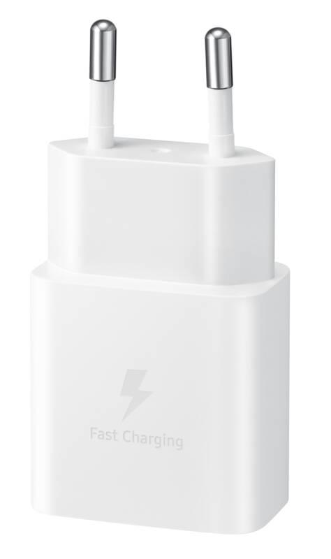 Nabíječka do sítě Samsung USB-C 15W USB-C kabel bílá