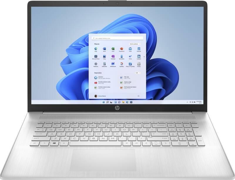 Notebook HP 17-cp0603nc stříbrný