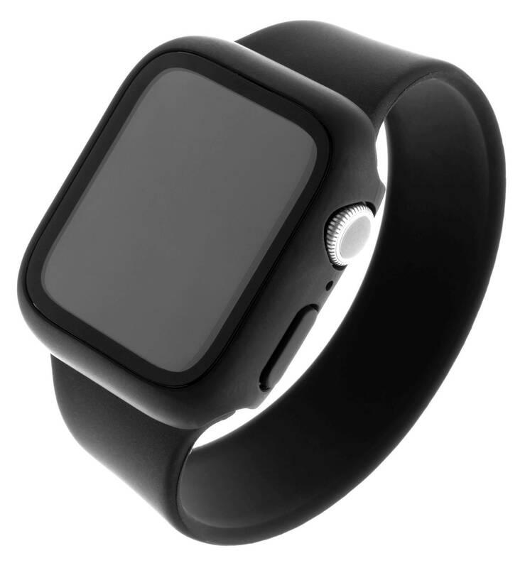 Ochranné pouzdro FIXED Pure s temperovaným sklem pro Apple Watch 40mm černé