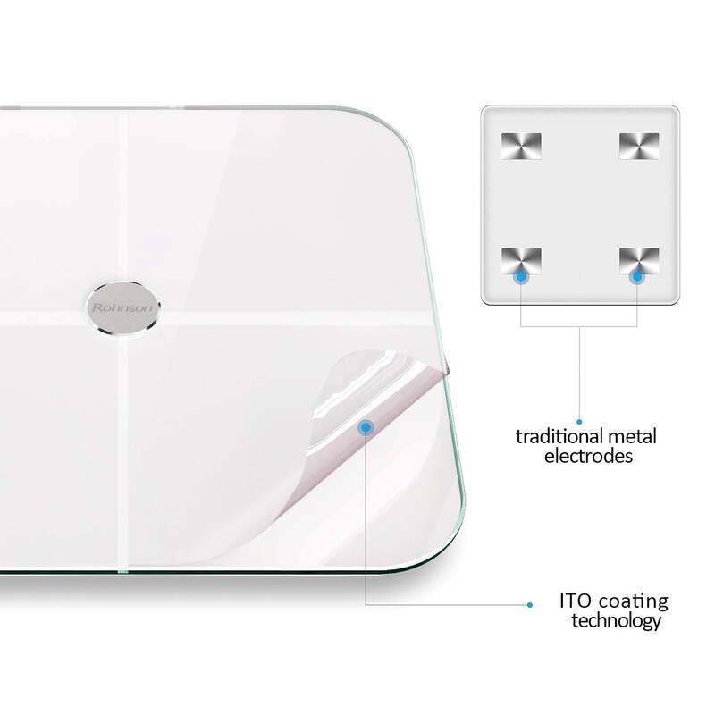 Osobní váha Rohnson RF-01 bílá