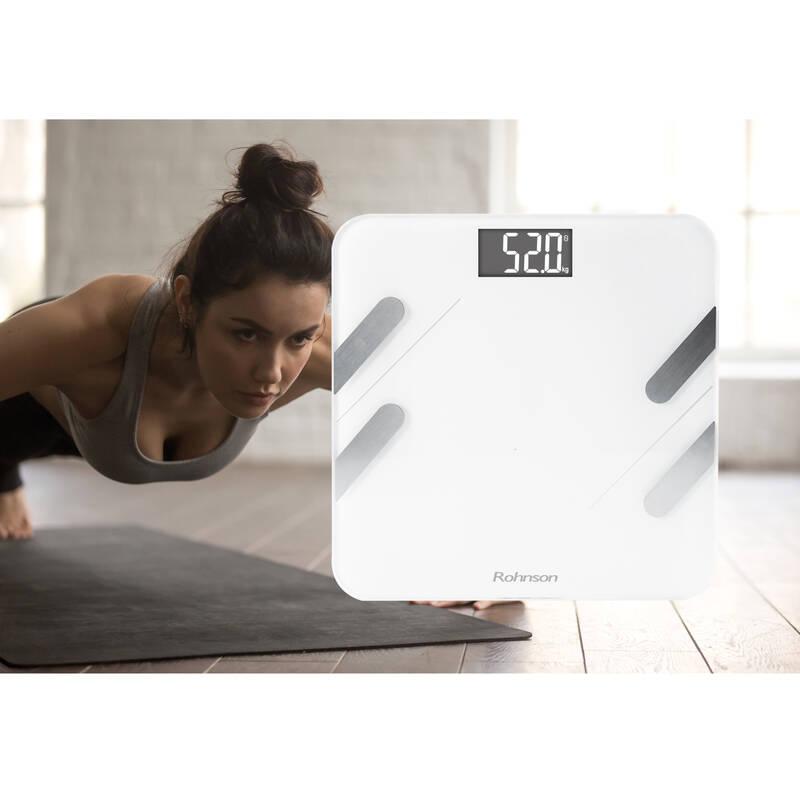 Osobní váha Rohnson RF-02 bílá