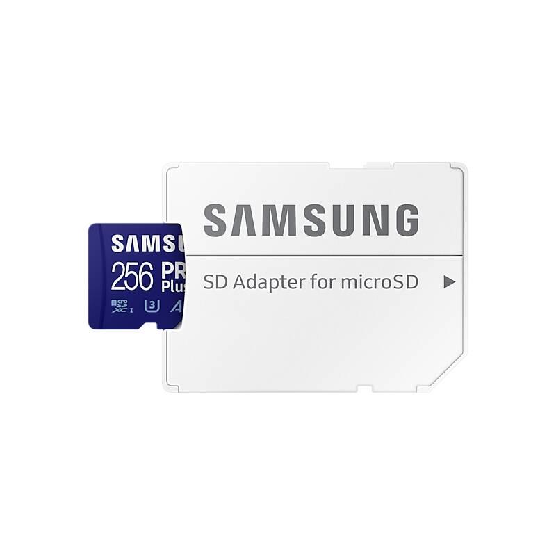 Paměťová karta Samsung Micro SDXC PRO 256GB UHS-I U3 SD adaptér