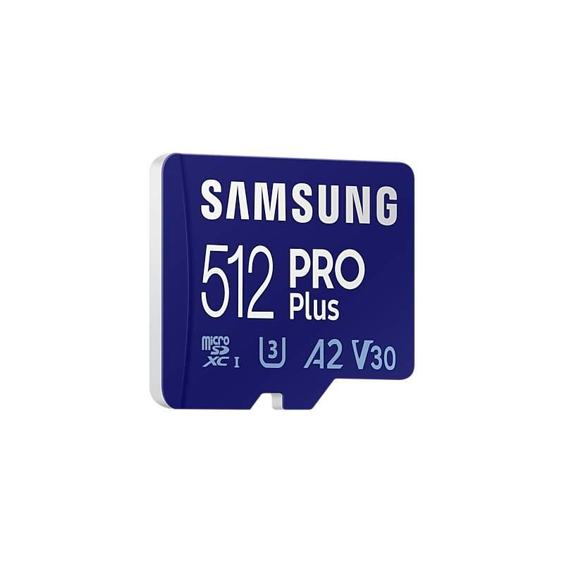 Paměťová karta Samsung Micro SDXC PRO 512GB UHS-I U3 SD adaptér