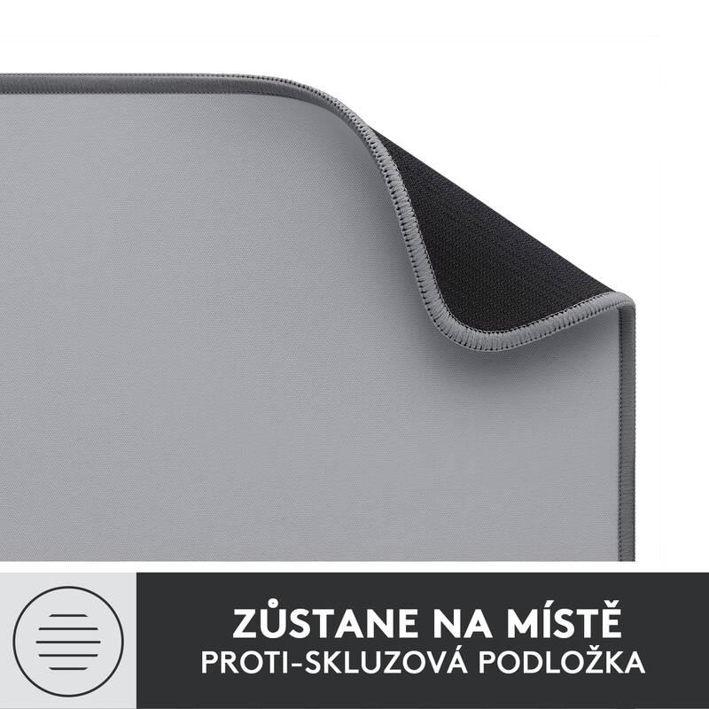 Podložka pod myš Logitech Desk Mat Studio Series. 30 x 70 cm šedá, Podložka, pod, myš, Logitech, Desk, Mat, Studio, Series., 30, x, 70, cm, šedá