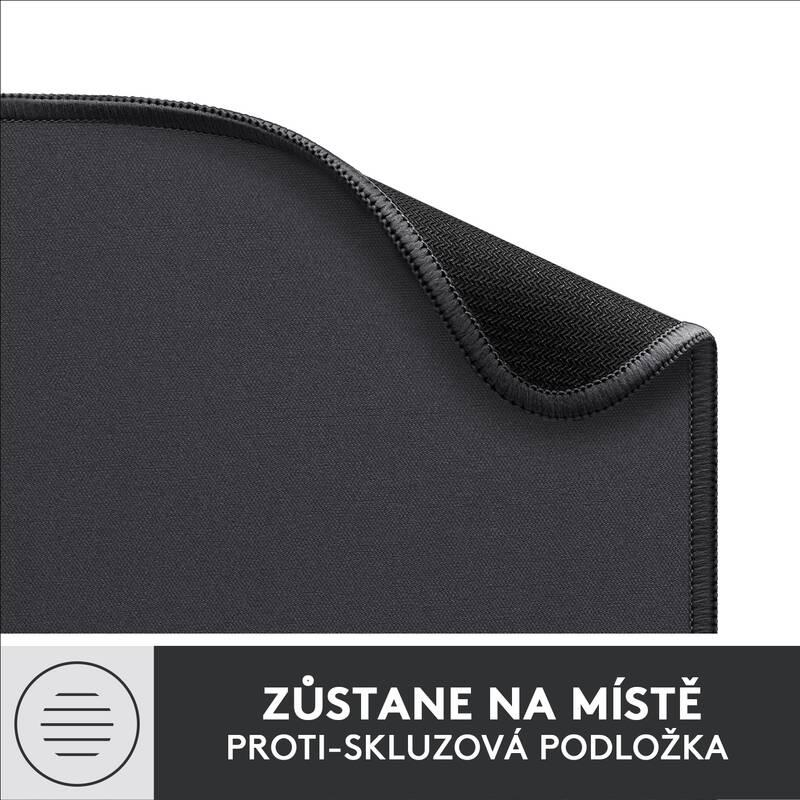 Podložka pod myš Logitech Mouse Pad Studio Series, 20 x 23 cm černá