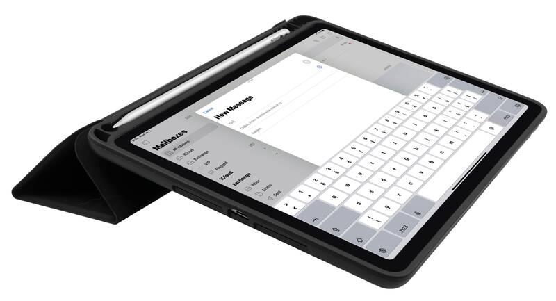 Pouzdro na tablet FIXED Padcover na Apple iPad iPad Air, Sleep and Wake, pouzdro pro Pencil černé