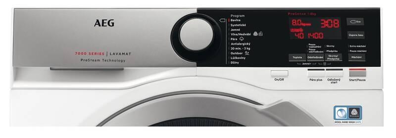 Pračka AEG L7FRE48SC bílá