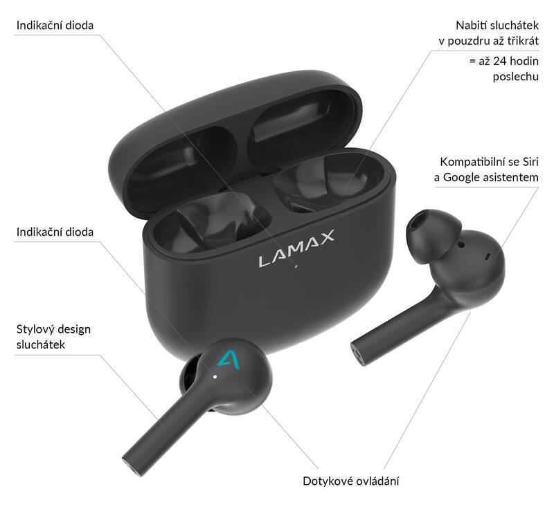 Sluchátka LAMAX Trims1 černá