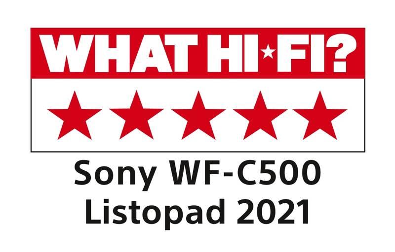 Sluchátka Sony WF-C500 oranžová