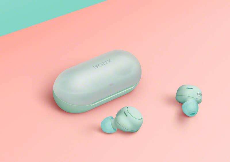 Sluchátka Sony WF-C500 zelená