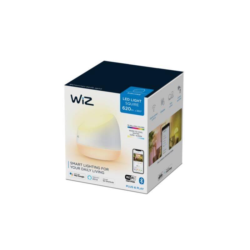 Stolní LED lampička WiZ Squire bílá, Stolní, LED, lampička, WiZ, Squire, bílá