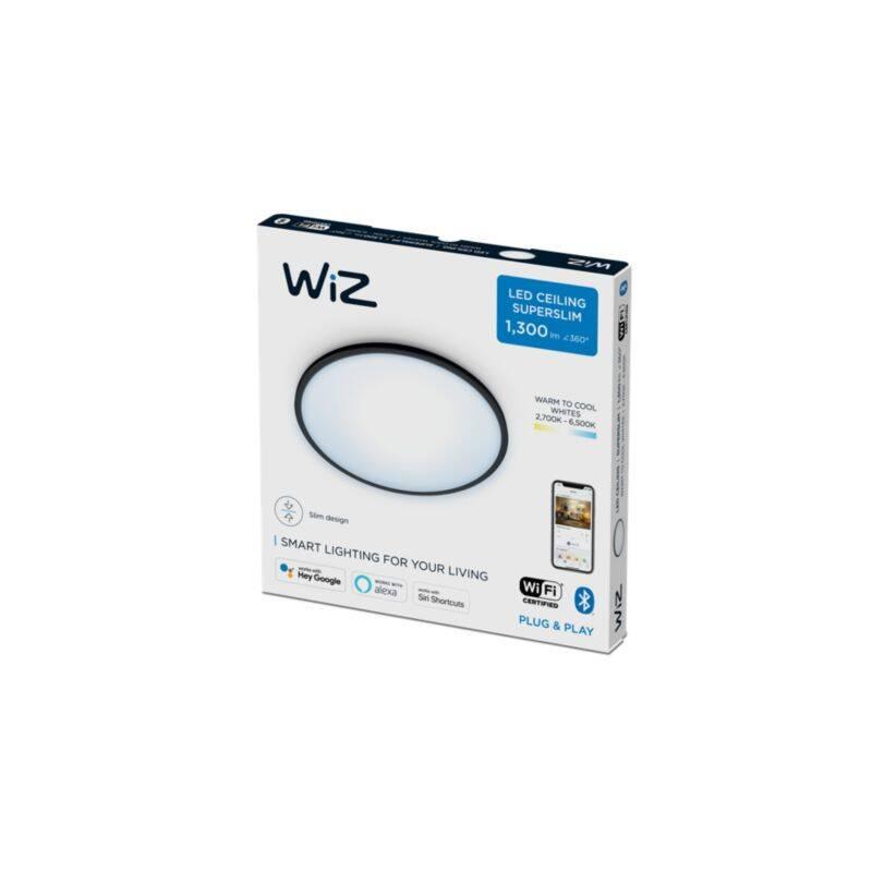 Stropní svítidlo WiZ SuperSlim Tunable White 14W černé