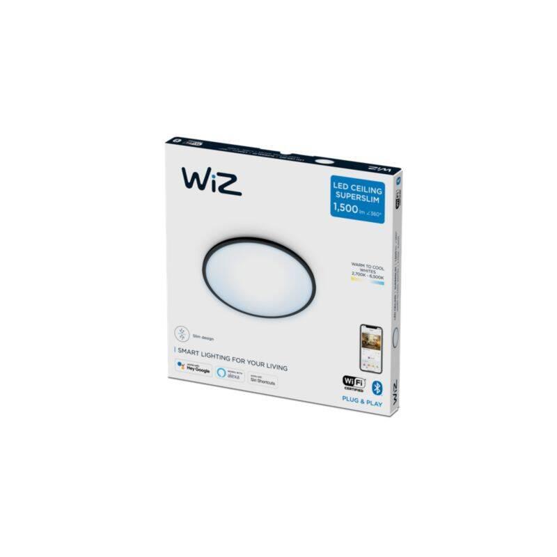 Stropní svítidlo WiZ SuperSlim Tunable White 16W černé, Stropní, svítidlo, WiZ, SuperSlim, Tunable, White, 16W, černé