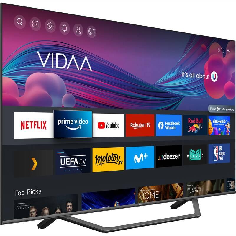 Televize Hisense 55A76GQ černá šedá