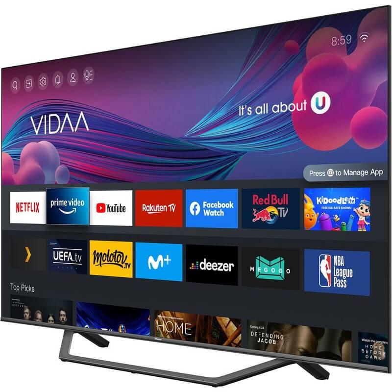 Televize Hisense 65A79GQ černá šedá